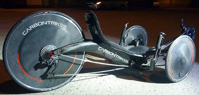 Carbon fiber cheap recumbent bike