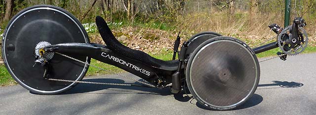 Carbon recumbent trike sale