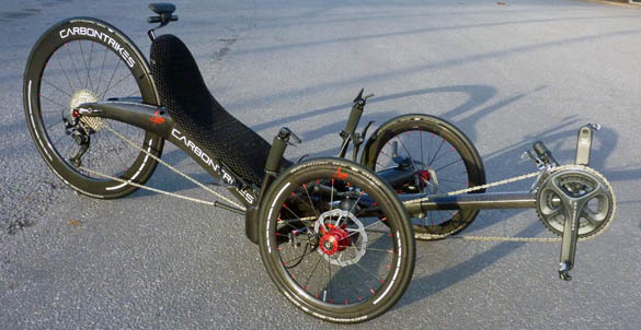 carbon fiber recumbent bike