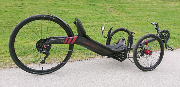 lightweight recumbent bike